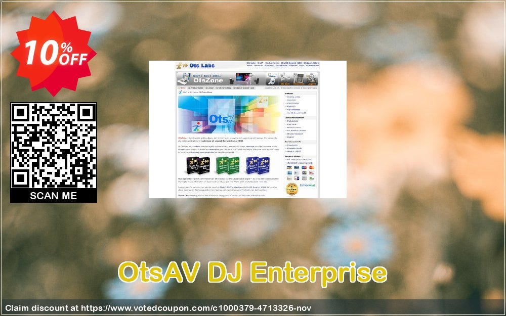 OtsAV DJ Enterprise Coupon, discount OtsAV DJ Enterprise marvelous sales code 2024. Promotion: marvelous sales code of OtsAV DJ Enterprise 2024