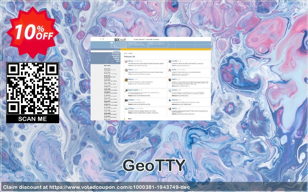 GeoTTY Coupon, discount GeoTTY stunning deals code 2023. Promotion: stunning deals code of GeoTTY 2023