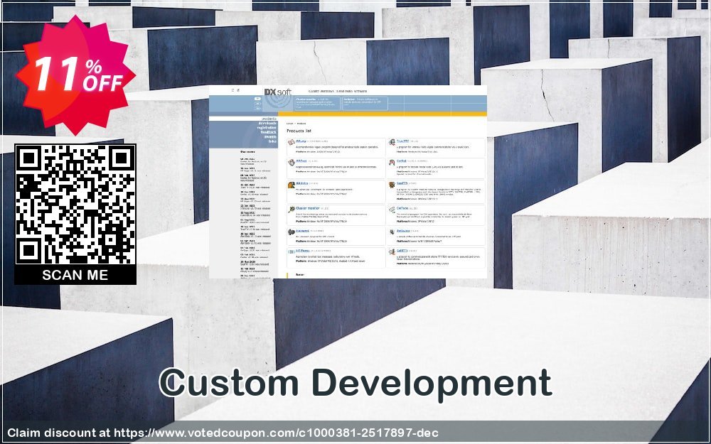 Custom Development Coupon, discount Custom Development amazing offer code 2023. Promotion: amazing offer code of Custom Development 2023