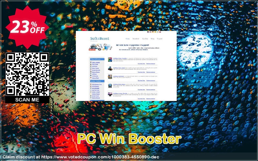 PC Win Booster Coupon, discount PC Win Booster amazing promotions code 2023. Promotion: amazing promotions code of PC Win Booster 2023