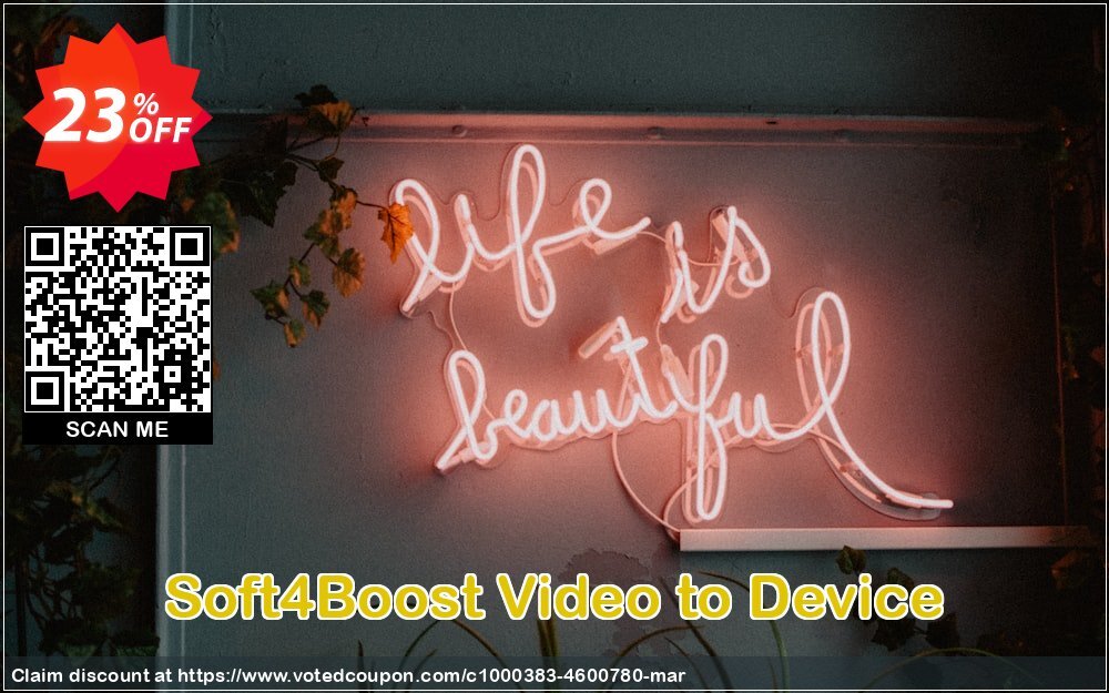 Soft4Boost Video to Device Coupon Code May 2024, 23% OFF - VotedCoupon