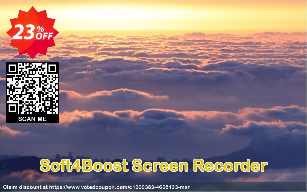 Soft4Boost Screen Recorder Coupon, discount Soft4Boost Screen Recorder special discount code 2025. Promotion: special discount code of Soft4Boost Screen Recorder 2024