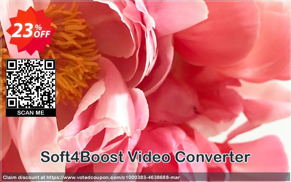 Soft4Boost Video Converter Coupon, discount Soft4Boost Video Converter fearsome discount code 2024. Promotion: fearsome discount code of Soft4Boost Video Converter 2024