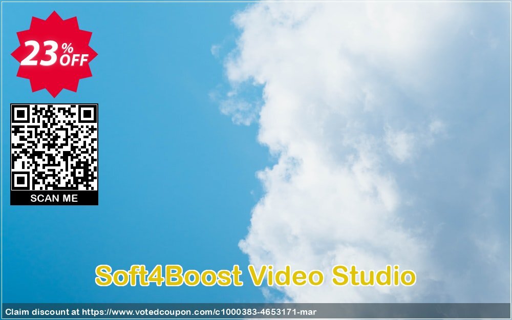 Soft4Boost Video Studio Coupon, discount Soft4Boost Video Studio amazing discount code 2024. Promotion: amazing discount code of Soft4Boost Video Studio 2024