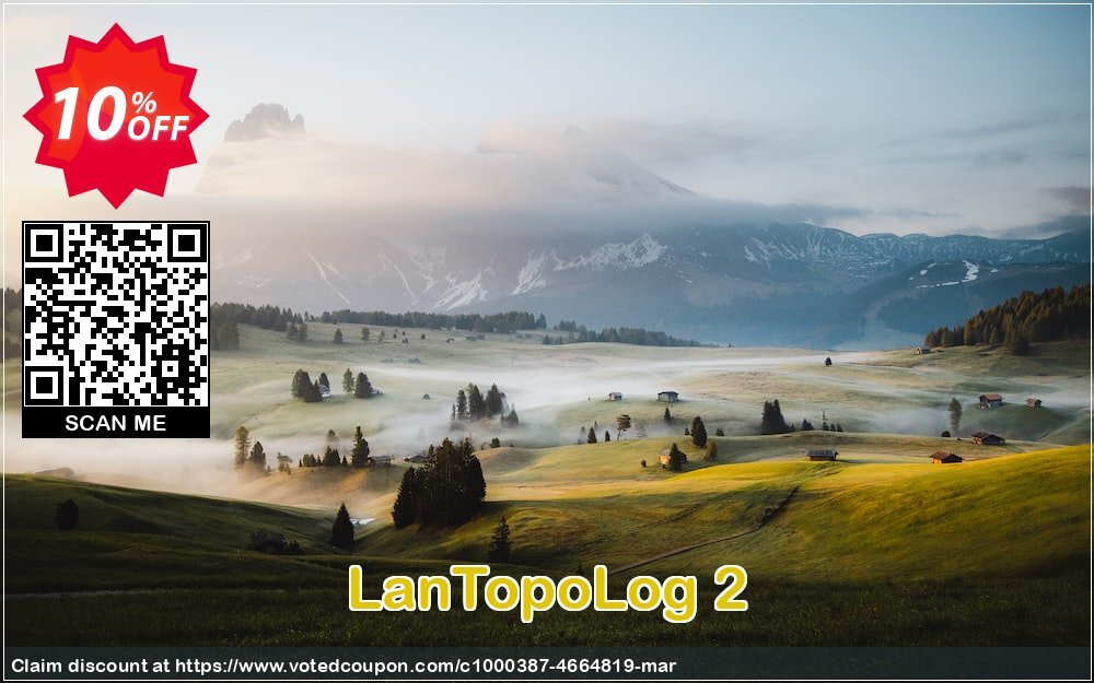 LanTopoLog 2 Coupon, discount LanTopoLog 2 excellent offer code 2025. Promotion: excellent offer code of LanTopoLog 2 2024