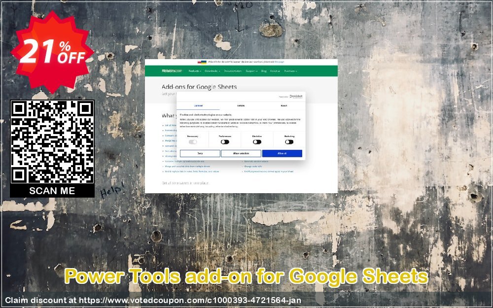 Power Tools add-on for Google Sheets Coupon, discount Power Tools add-on for Google Sheets, 12-month subscription amazing promotions code 2023. Promotion: amazing promotions code of Power Tools add-on for Google Sheets, 12-month subscription 2023