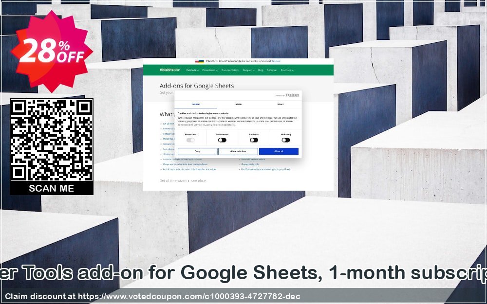 Power Tools add-on for Google Sheets, 1-month subscription Coupon, discount Power Tools add-on for Google Sheets, 1-month subscription wonderful deals code 2023. Promotion: wonderful deals code of Power Tools add-on for Google Sheets, 1-month subscription 2023