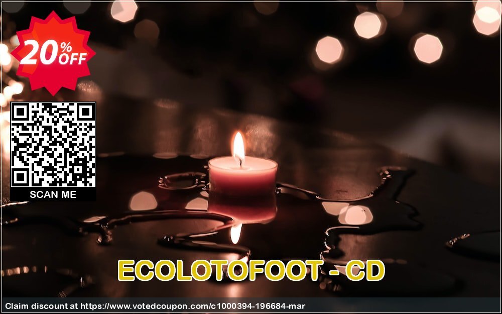 ECOLOTOFOOT - CD Coupon, discount ECOLOTOFOOT - CD best discount code 2024. Promotion: best discount code of ECOLOTOFOOT - CD 2024