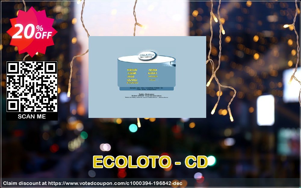 ECOLOTO - CD Coupon, discount ECOLOTO - CD awful sales code 2023. Promotion: awful sales code of ECOLOTO - CD 2023