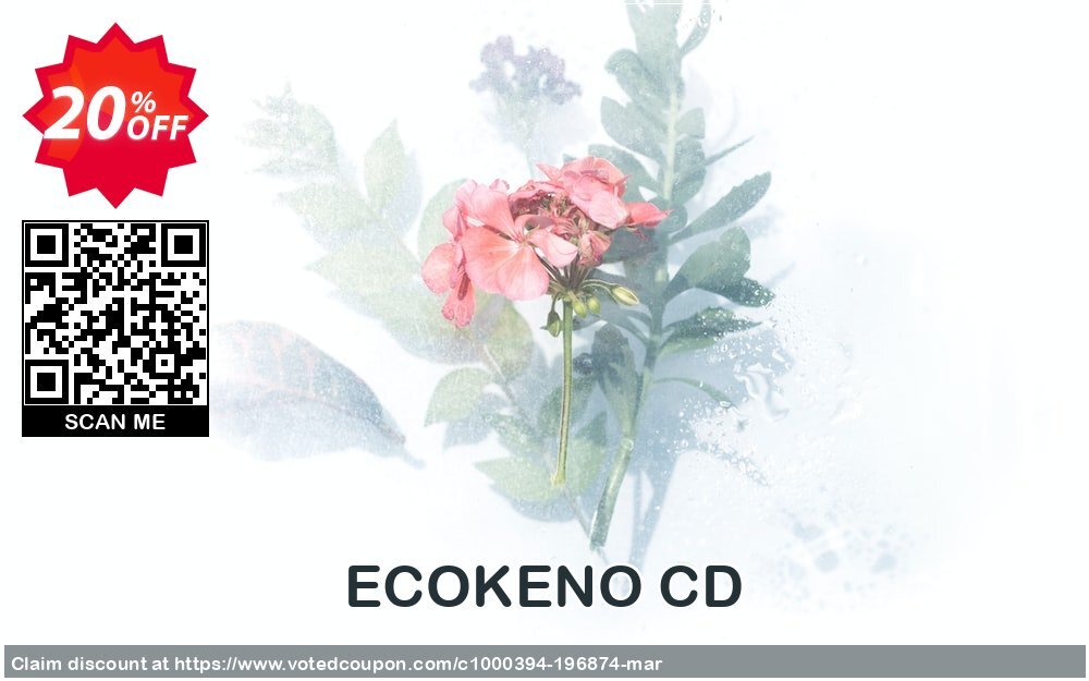 ECOKENO CD Coupon, discount ECOKENO CD wonderful promo code 2024. Promotion: wonderful promo code of ECOKENO CD 2024