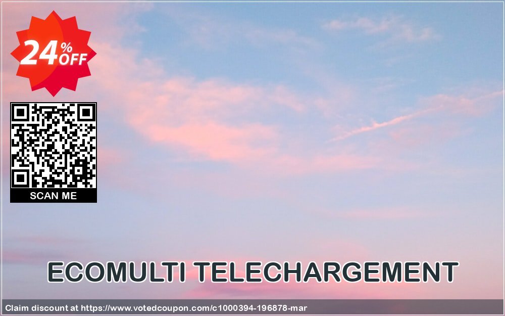 ECOMULTI TELECHARGEMENT Coupon, discount ECOMULTI TELECHARGEMENT imposing deals code 2024. Promotion: imposing deals code of ECOMULTI TELECHARGEMENT 2024