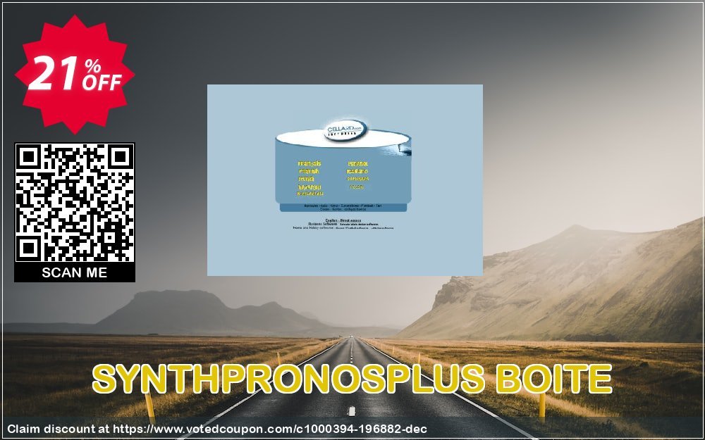 SYNTHPRONOSPLUS BOITE Coupon Code May 2024, 21% OFF - VotedCoupon
