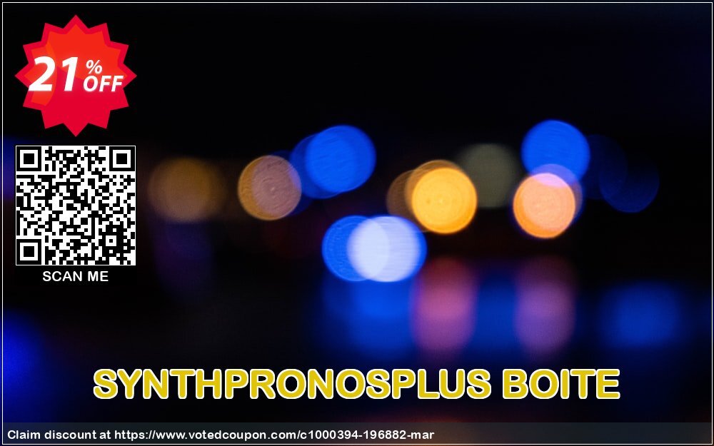 SYNTHPRONOSPLUS BOITE Coupon Code May 2024, 21% OFF - VotedCoupon