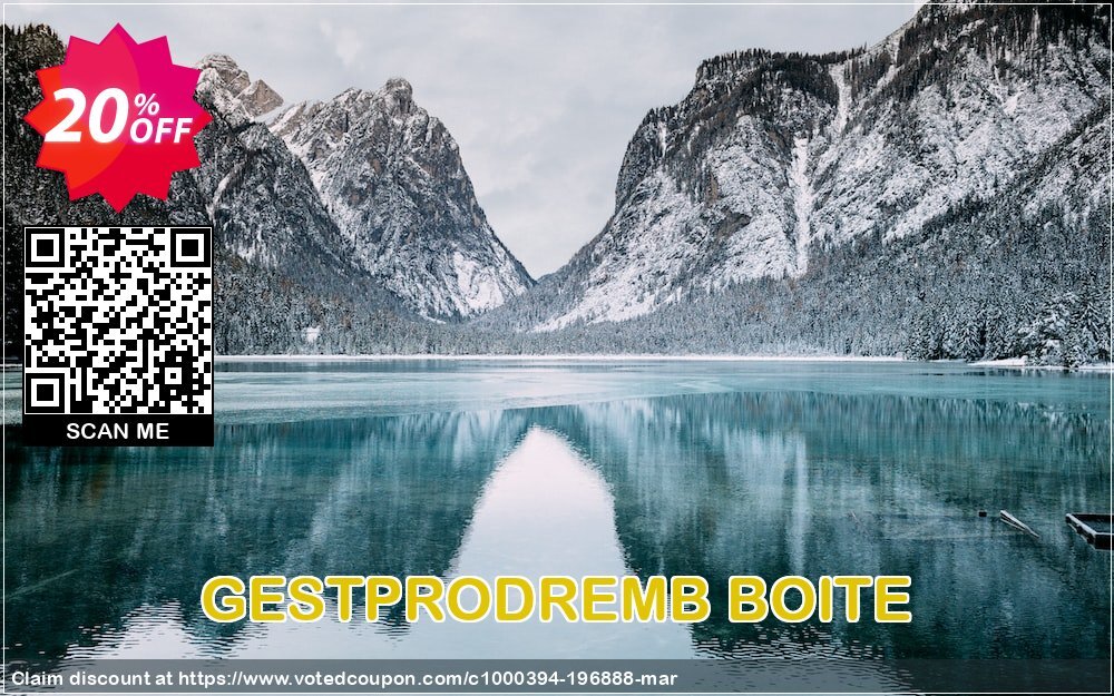 GESTPRODREMB BOITE Coupon Code May 2024, 20% OFF - VotedCoupon