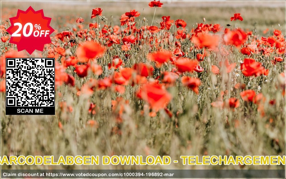 BARCODELABGEN DOWNLOAD - TELECHARGEMENT Coupon Code May 2024, 20% OFF - VotedCoupon