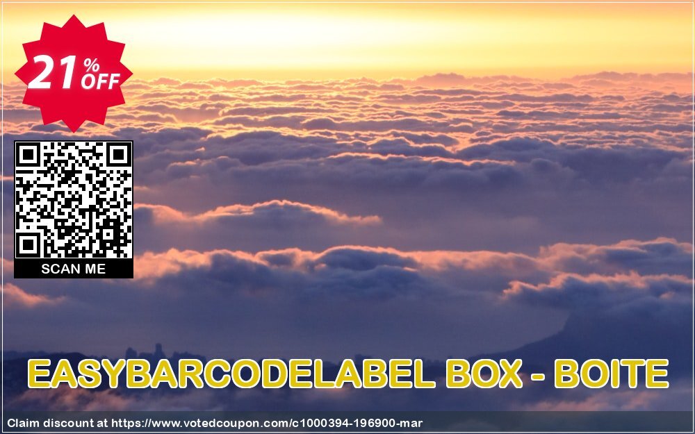 EASYBARCODELABEL BOX - BOITE Coupon Code Apr 2024, 21% OFF - VotedCoupon