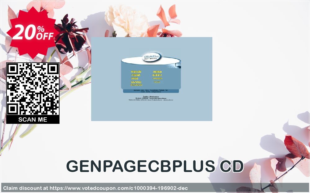 GENPAGECBPLUS CD Coupon, discount GENPAGECBPLUS CD stirring promo code 2023. Promotion: stirring promo code of GENPAGECBPLUS CD 2023
