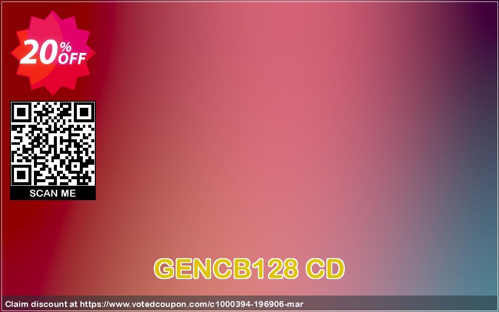 GENCB128 CD Coupon, discount GENCB128 CD dreaded deals code 2024. Promotion: dreaded deals code of GENCB128 CD 2024