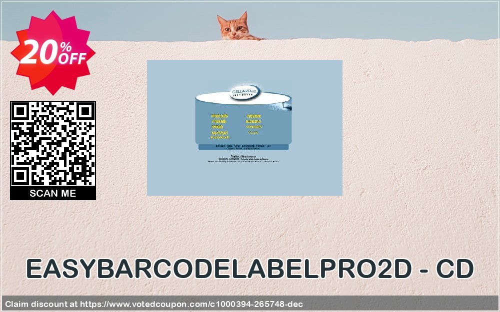 EASYBARCODELABELPRO2D - CD Coupon Code Apr 2024, 20% OFF - VotedCoupon