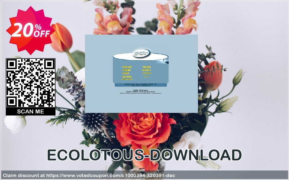 ECOLOTOUS-DOWNLOAD Coupon Code May 2024, 20% OFF - VotedCoupon