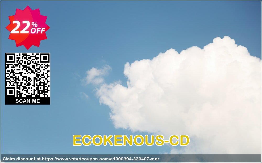 ECOKENOUS-CD Coupon, discount ECOKENOUS-CD wonderful deals code 2024. Promotion: wonderful deals code of ECOKENOUS-CD 2024