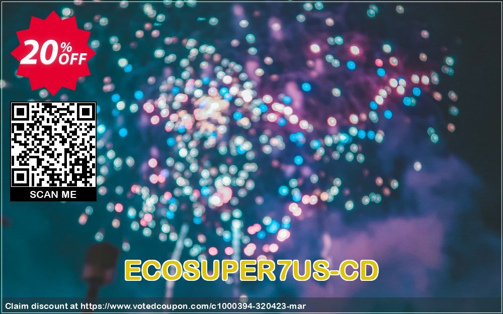 ECOSUPER7US-CD Coupon, discount ECOSUPER7US-CD super discount code 2024. Promotion: super discount code of ECOSUPER7US-CD 2024