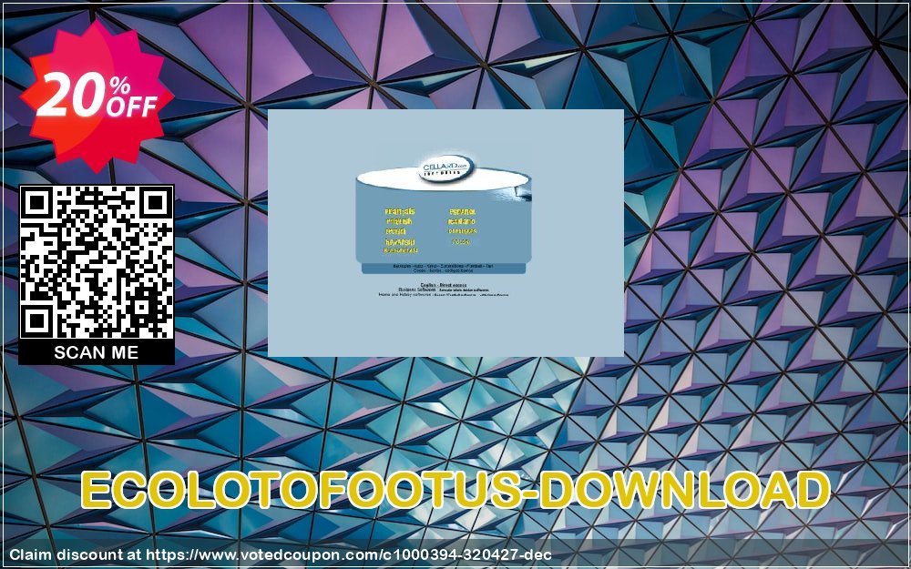 ECOLOTOFOOTUS-DOWNLOAD Coupon Code Apr 2024, 20% OFF - VotedCoupon