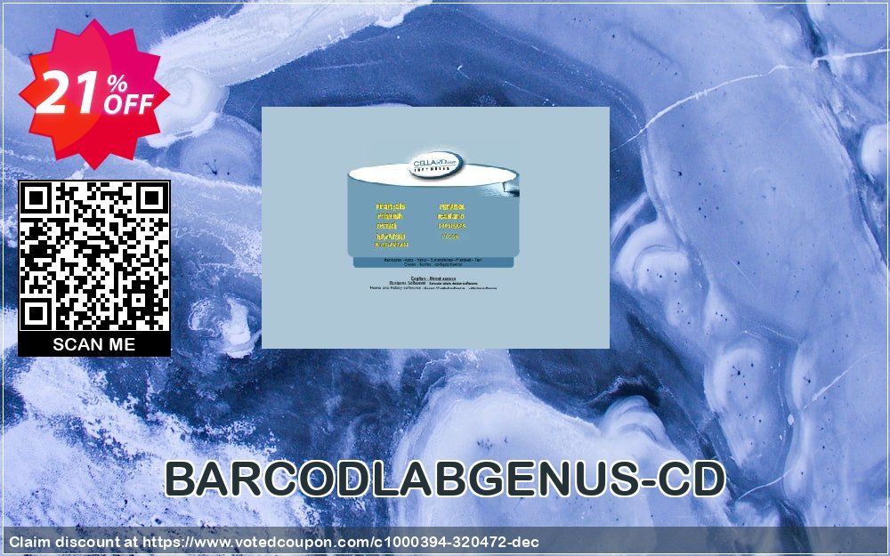 BARCODLABGENUS-CD Coupon Code Apr 2024, 21% OFF - VotedCoupon