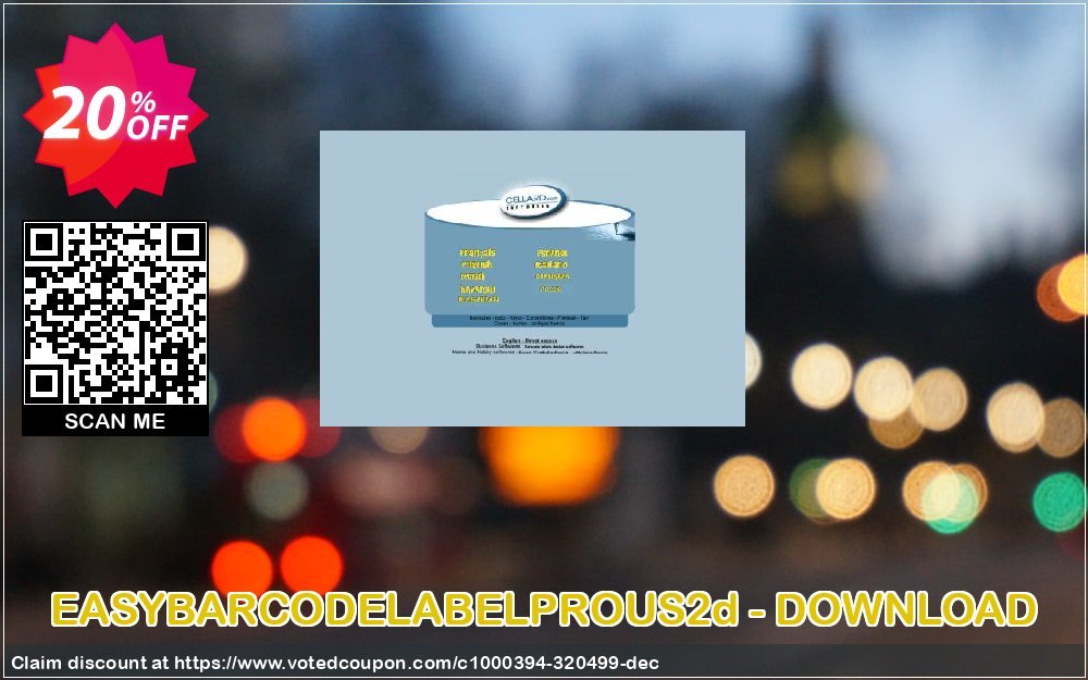 EASYBARCODELABELPROUS2d - DOWNLOAD Coupon Code Apr 2024, 20% OFF - VotedCoupon