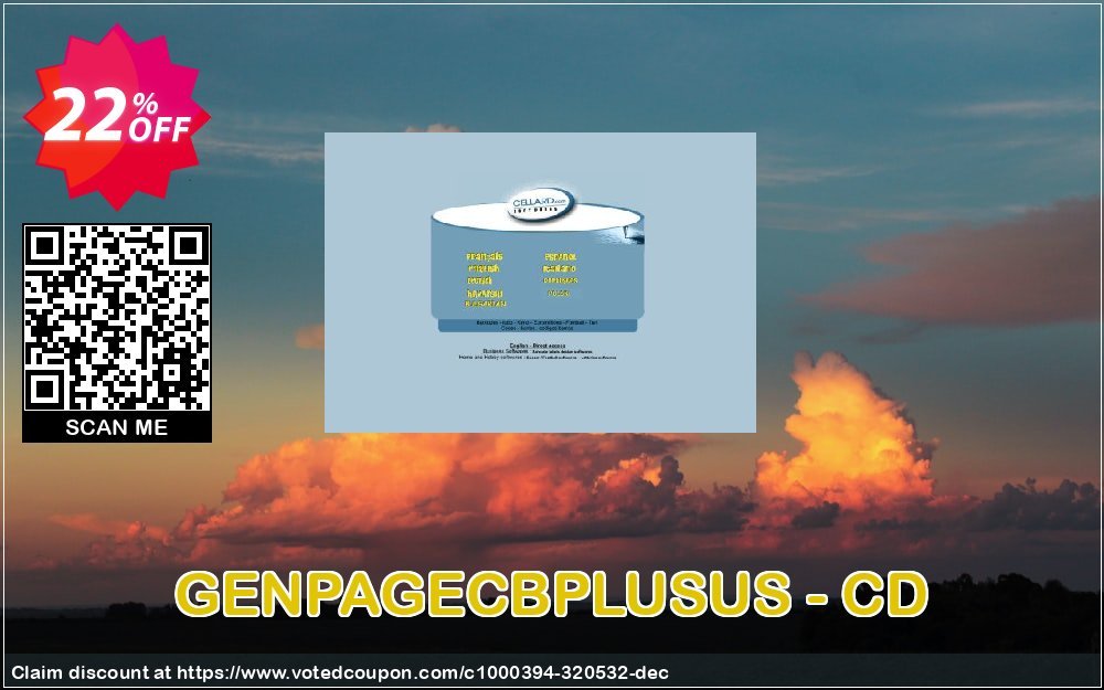 GENPAGECBPLUSUS - CD Coupon, discount GENPAGECBPLUSUS - CD excellent sales code 2023. Promotion: excellent sales code of GENPAGECBPLUSUS - CD 2023