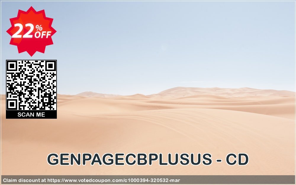 GENPAGECBPLUSUS - CD Coupon Code Apr 2024, 22% OFF - VotedCoupon