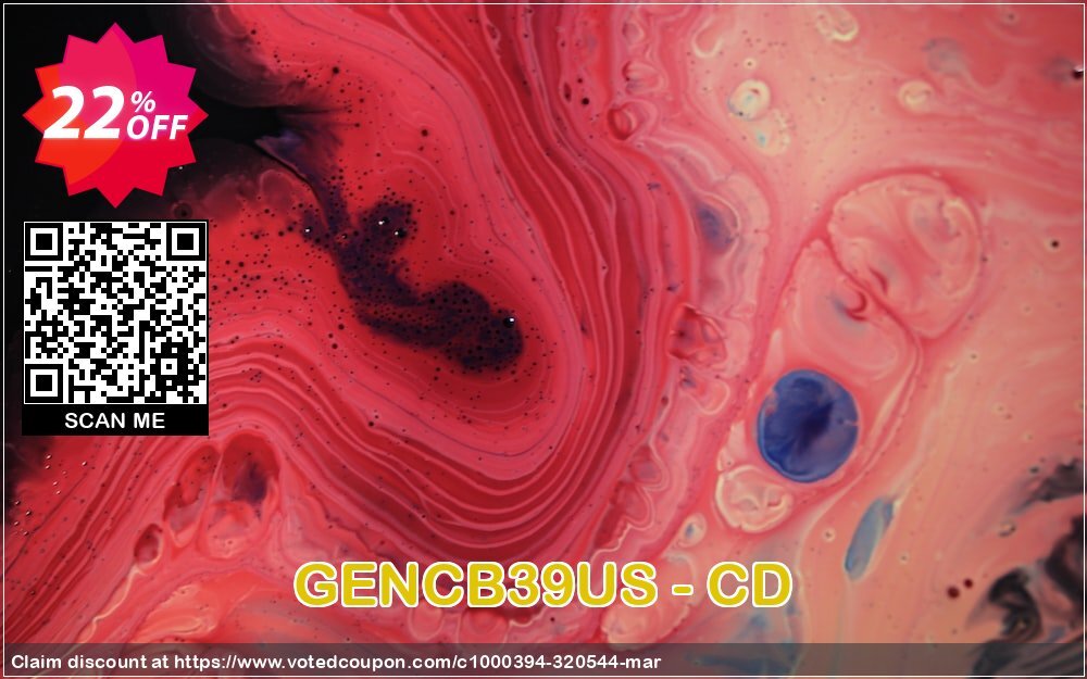 GENCB39US - CD Coupon, discount GENCB39US - CD awesome discounts code 2024. Promotion: awesome discounts code of GENCB39US - CD 2024