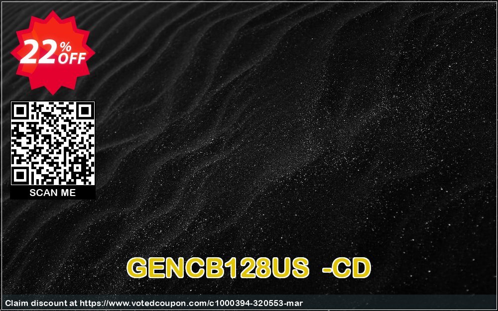 GENCB128US  -CD Coupon, discount GENCB128US  -CD fearsome sales code 2024. Promotion: fearsome sales code of GENCB128US  -CD 2024