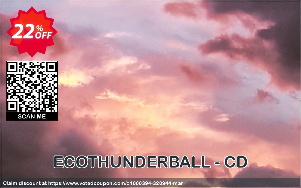 ECOTHUNDERBALL - CD Coupon, discount ECOTHUNDERBALL - CD fearsome promotions code 2024. Promotion: fearsome promotions code of ECOTHUNDERBALL - CD 2024