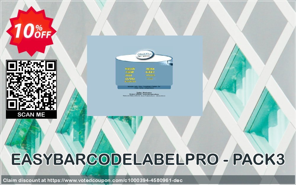EASYBARCODELABELPRO - PACK3 Coupon, discount EASYBARCODELABELPRO - PACK3 marvelous discounts code 2023. Promotion: marvelous discounts code of EASYBARCODELABELPRO - PACK3 2023