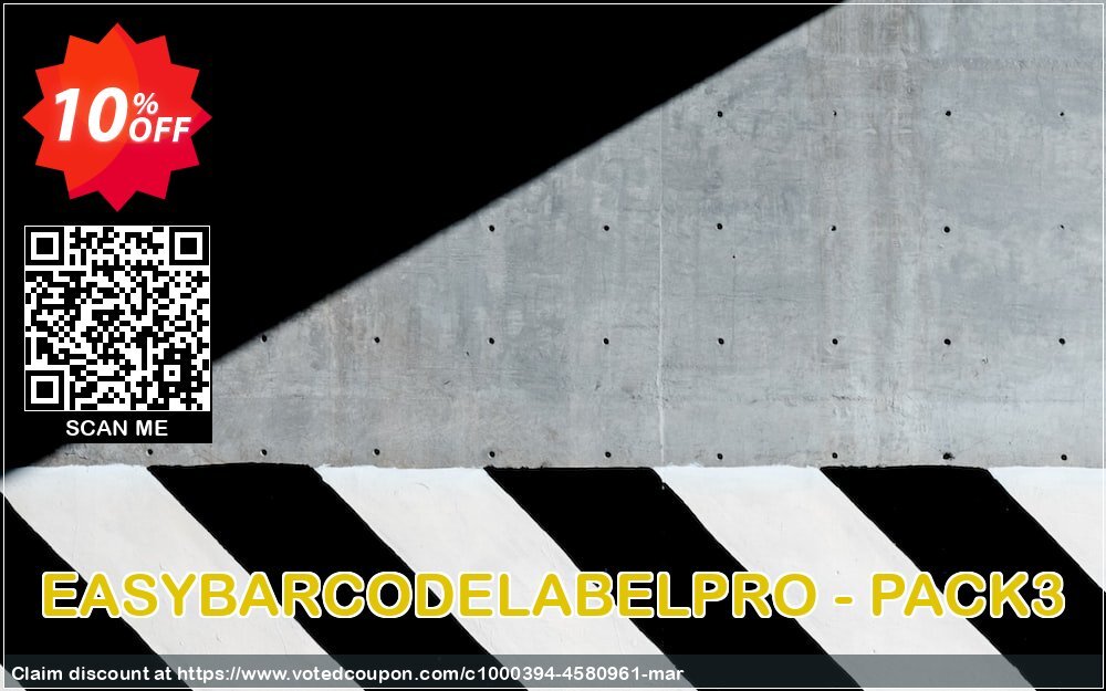 EASYBARCODELABELPRO - PACK3 Coupon, discount EASYBARCODELABELPRO - PACK3 marvelous discounts code 2024. Promotion: marvelous discounts code of EASYBARCODELABELPRO - PACK3 2024