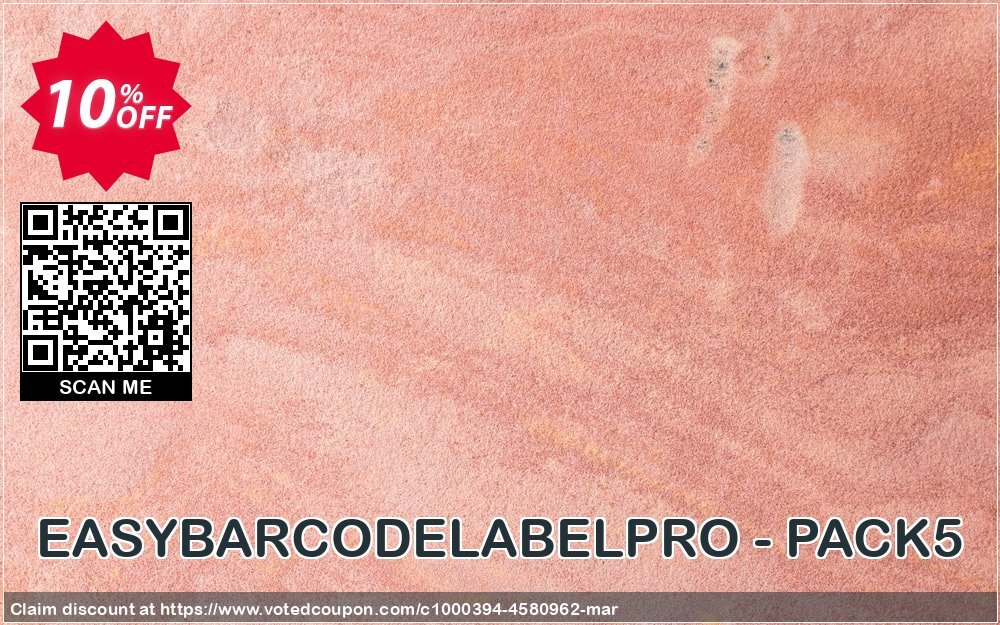 EASYBARCODELABELPRO - PACK5 Coupon Code Jun 2024, 10% OFF - VotedCoupon