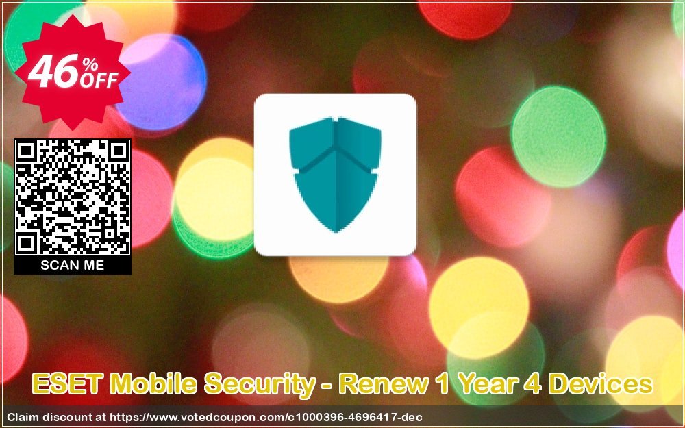 ESET Mobile Security - Renew Yearly 4 Devices Coupon, discount ESET Mobile Security - Reabonnement 1 an pour 4 appareils formidable discount code 2024. Promotion: formidable discount code of ESET Mobile Security - Reabonnement 1 an pour 4 appareils 2024