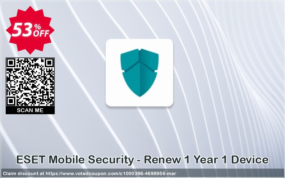 ESET Mobile Security - Renew Yearly 1 Device Coupon, discount ESET Mobile Security - Reabonnement 1 an pour 1 appareil super deals code 2024. Promotion: super deals code of ESET Mobile Security - Reabonnement 1 an pour 1 appareil 2024