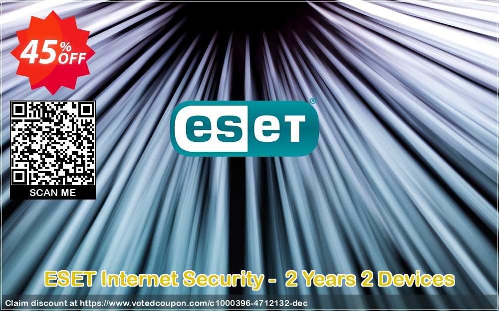 ESET Internet Security -  2 Years 2 Devices Coupon Code Apr 2024, 45% OFF - VotedCoupon