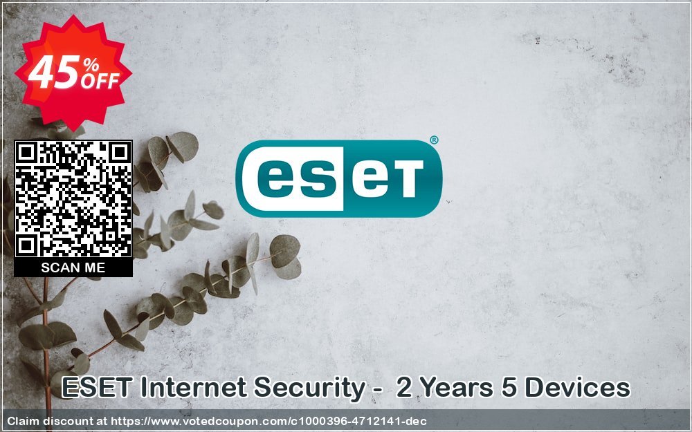 ESET Internet Security -  2 Years 5 Devices Coupon, discount ESET Internet Security - Abonnement 2 ans pour 5 ordinateurs awesome discounts code 2024. Promotion: awesome discounts code of ESET Internet Security - Abonnement 2 ans pour 5 ordinateurs 2024