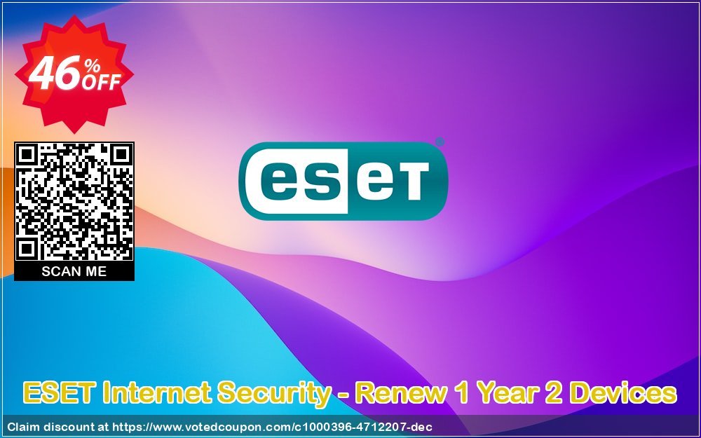 ESET Internet Security - Renew Yearly 2 Devices Coupon, discount ESET Internet Security - Reabonnement 1 an pour 2 ordinateurs hottest deals code 2023. Promotion: hottest deals code of ESET Internet Security - Reabonnement 1 an pour 2 ordinateurs 2023