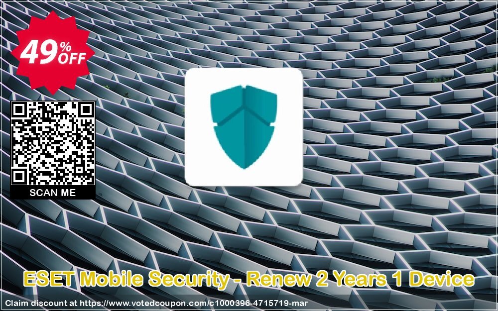 ESET Mobile Security - Renew 2 Years 1 Device Coupon, discount ESET Mobile Security - Reabonnement 2 ans pour 1 appareil wondrous promotions code 2024. Promotion: wondrous promotions code of ESET Mobile Security - Reabonnement 2 ans pour 1 appareil 2024