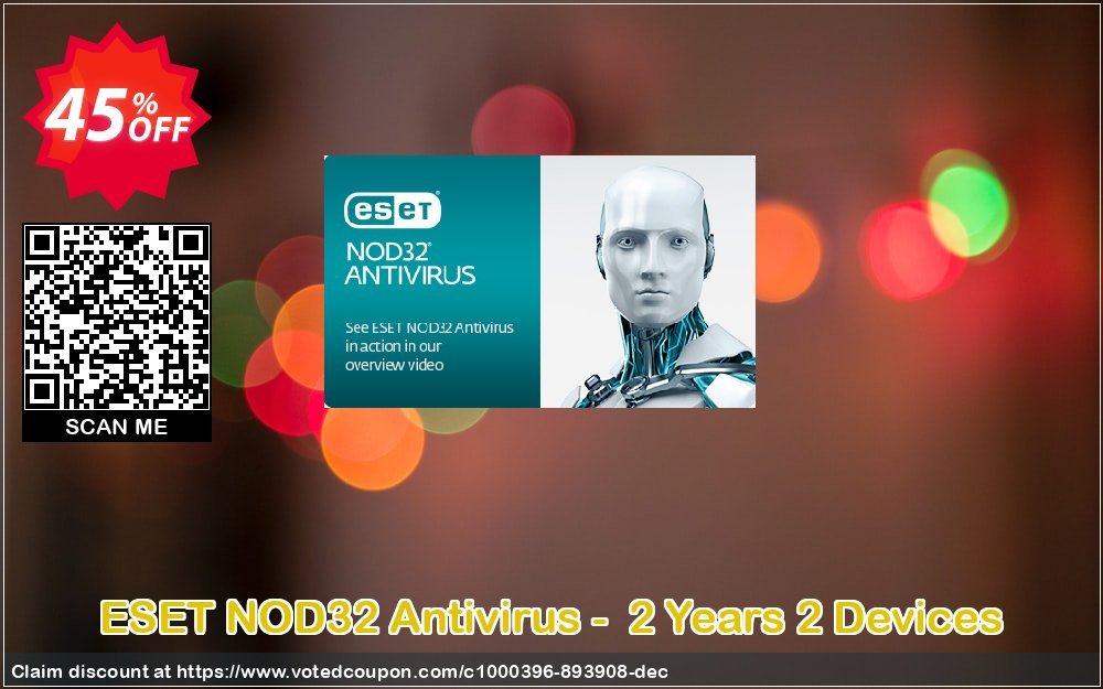 ESET NOD32 Antivirus -  2 Years 2 Devices Coupon, discount NOD32 Antivirus - Nouvelle licence 2 ans pour 2 ordinateurs hottest promotions code 2024. Promotion: hottest promotions code of NOD32 Antivirus - Nouvelle licence 2 ans pour 2 ordinateurs 2024