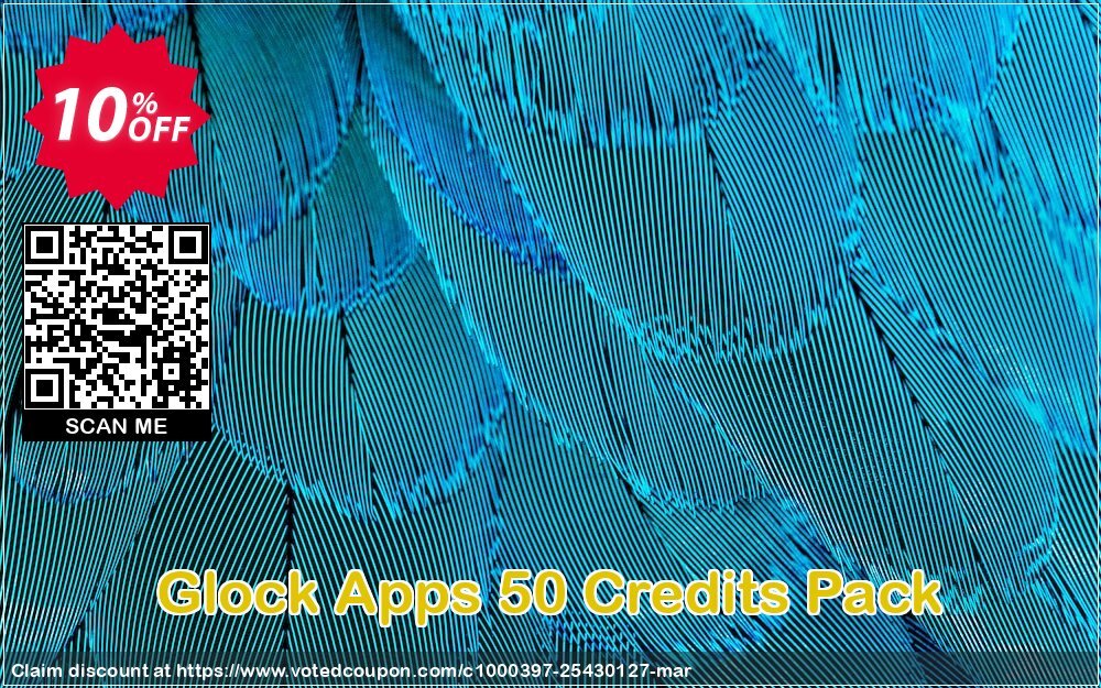 Glock Apps 50 Credits Pack Coupon, discount Glock Apps 50 Credits Pack amazing offer code 2024. Promotion: amazing offer code of Glock Apps 50 Credits Pack 2024