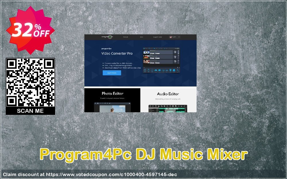 Program4Pc DJ Music Mixer Coupon, discount DJ Music Mixer staggering discounts code 2023. Promotion: staggering discounts code of DJ Music Mixer 2023