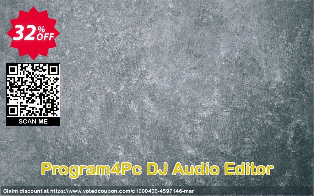 Program4Pc DJ Audio Editor Coupon Code May 2024, 32% OFF - VotedCoupon