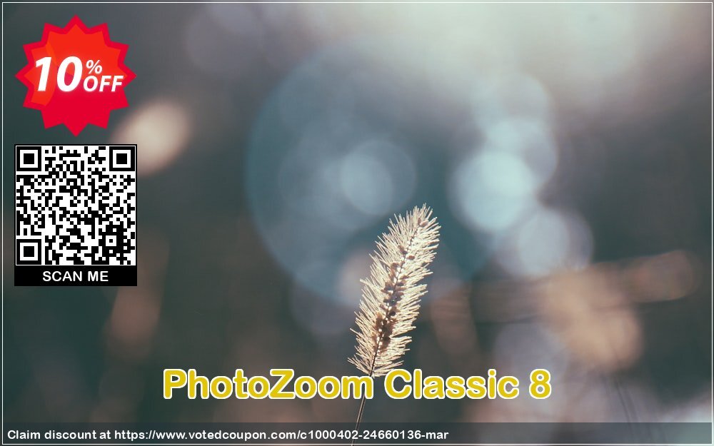 PhotoZoom Classic 8 Coupon, discount PhotoZoom Classic 8 stunning offer code 2024. Promotion: stunning offer code of PhotoZoom Classic 8 2024