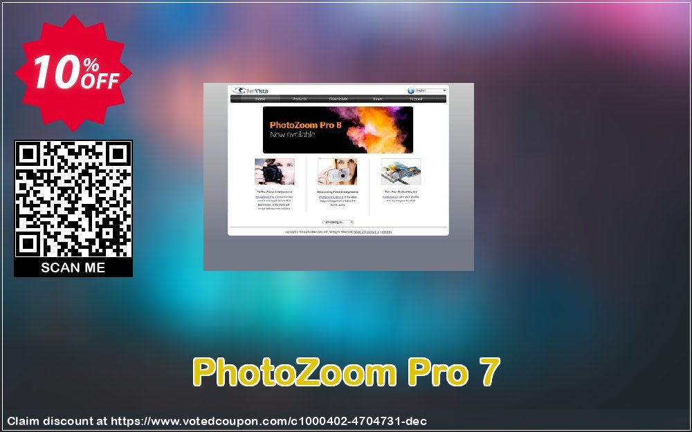 PhotoZoom Pro 7 Coupon, discount PhotoZoom Pro 7 big deals code 2023. Promotion: big deals code of PhotoZoom Pro 7 2023