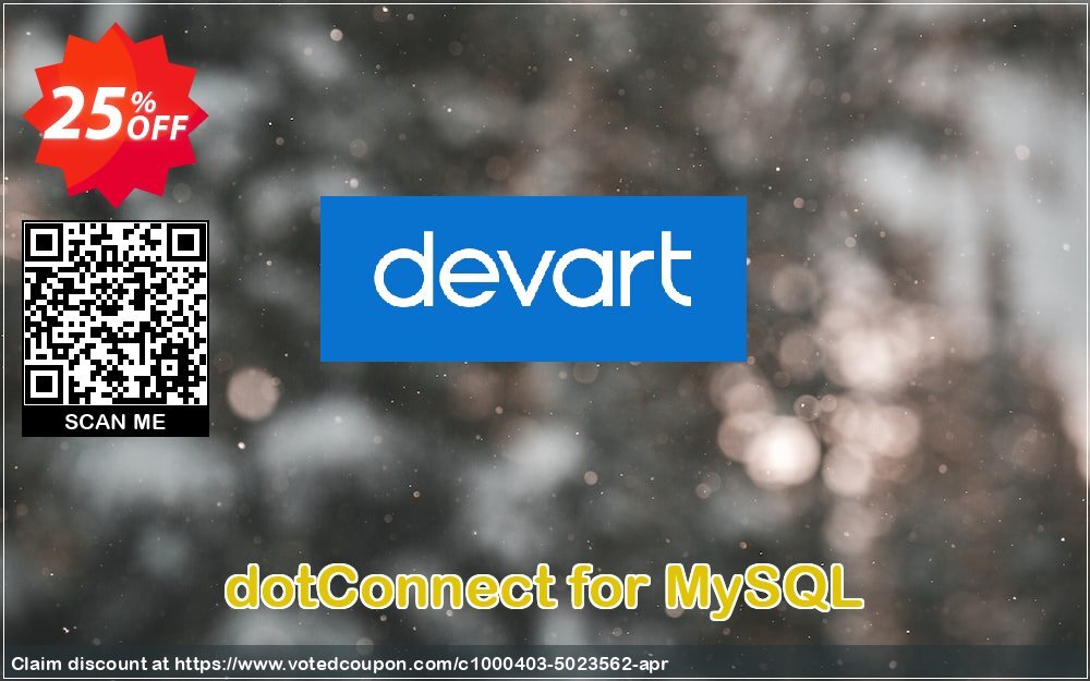 dotConnect for MySQL Coupon, discount dotConnect for MySQL Best promo code 2024. Promotion: wonderful discount code of dotConnect for MySQL 2024